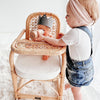 Rattan Dolls Highchair | By Lily Sprout Collection