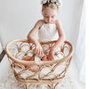 Rattan Lauren Crib by Lily Sprout Collection - Lily Sprout Collection