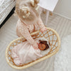 Rattan Lily Dolls Crib by Lily Sprout Collection - Lily Sprout Collection