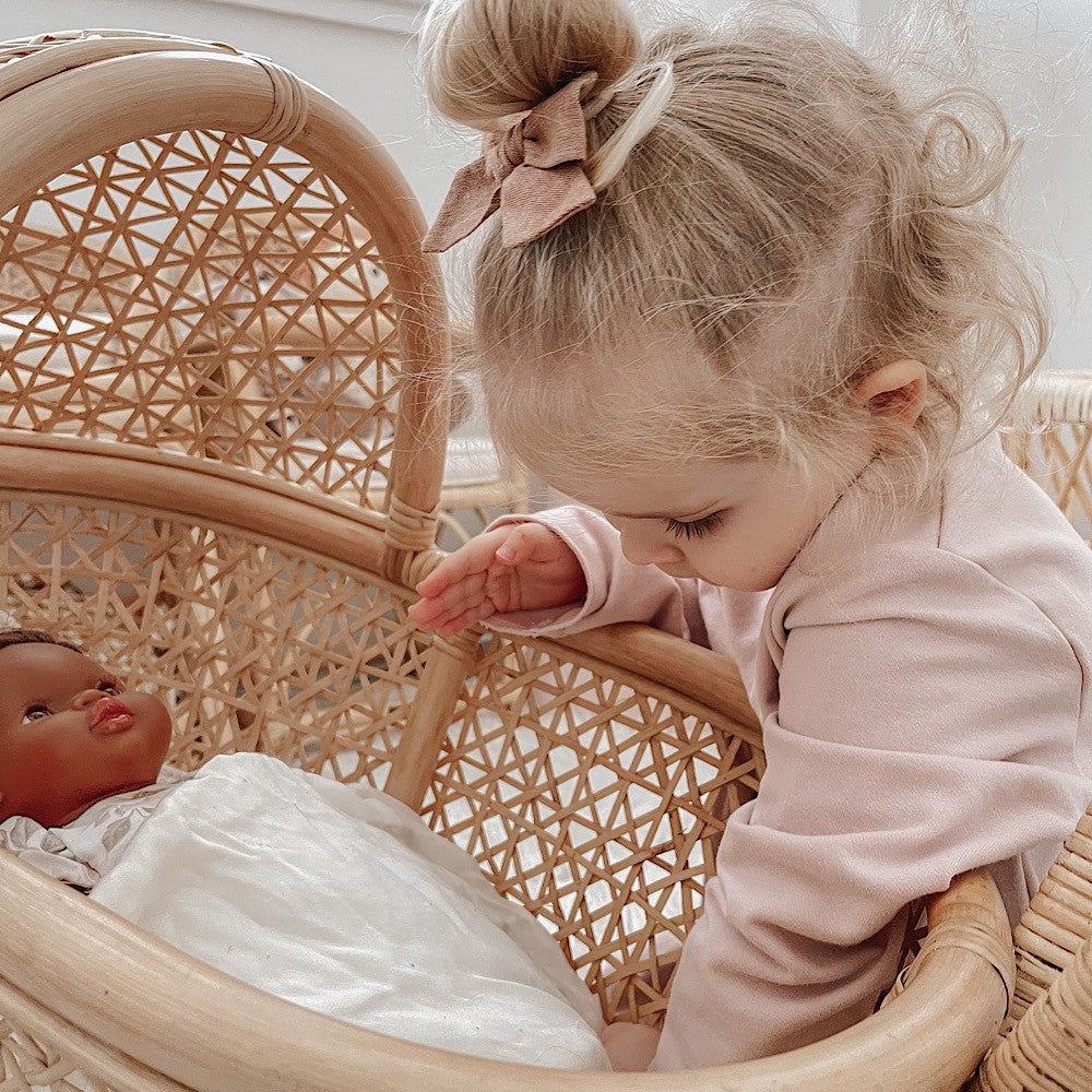Rattan Molly Dolls Pram by Lily Sprout Collection - Lily Sprout Collection