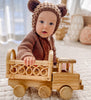 Small Rattan and Wooden Truck | Lily Sprout Collection