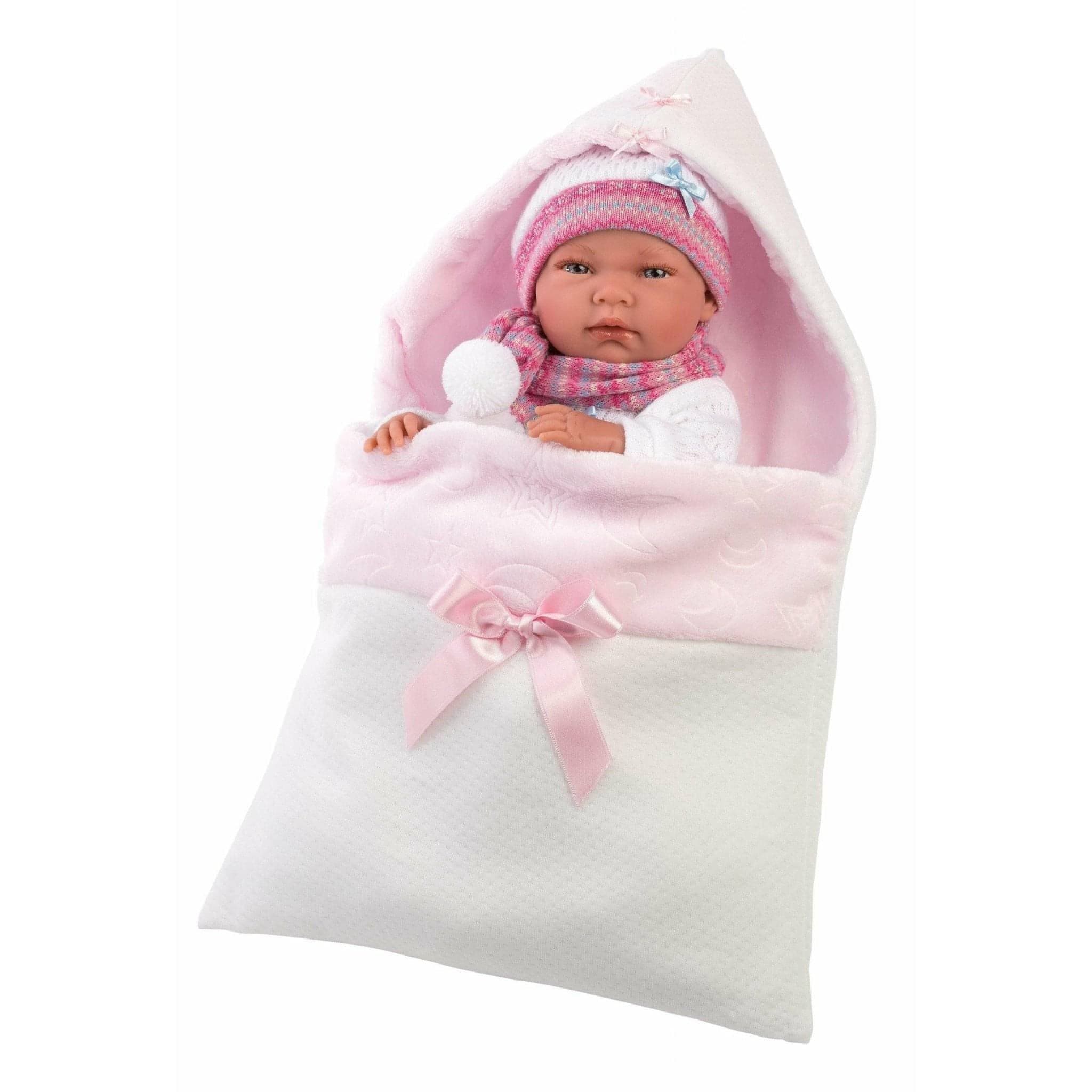 Blanco Rosa - Llorens Baby Doll - Lily Sprout Collection