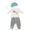 Clothing Pyjamas, 2 pieces (38-42 cm Doll) by Miniland - Lily Sprout Collection