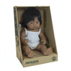 Latin American Baby Girl Doll, Anatomically Correct Baby, 38 cm by Miniland - Lily Sprout Collection