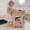 Rattan Dolls Change Table by Lily Sprout Collection - Lily Sprout Collection