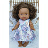 The Wacky Wardrobe - Purple Flower Dolls Dress - Lily Sprout Collection
